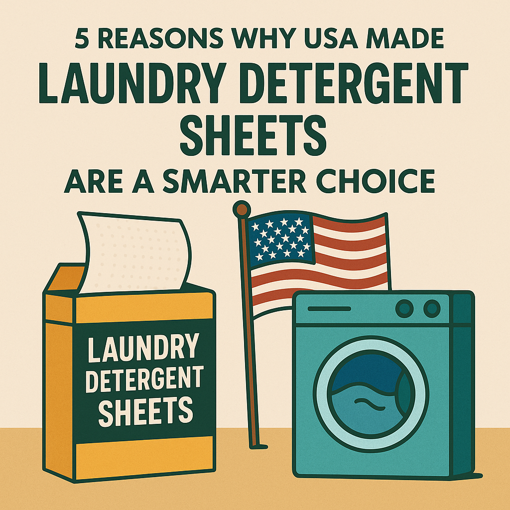 The Truth About USA Made Laundry Detergent Sheets